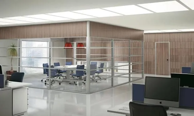Linha Divisórias Job Piso-Teto
